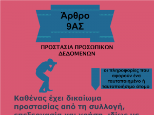 Τι προβλέπει το Σύνταγμα για την προστασία των προσωπικών δεδομένων;